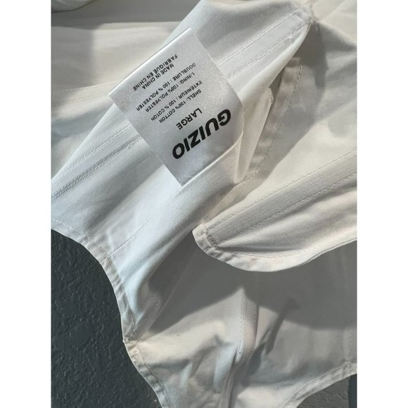 DANIELLE GUIZIO Women's Full Sleeve Corset in Wind Cream, Size L - Picture 5 of 7